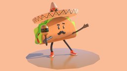 Stylized Taco