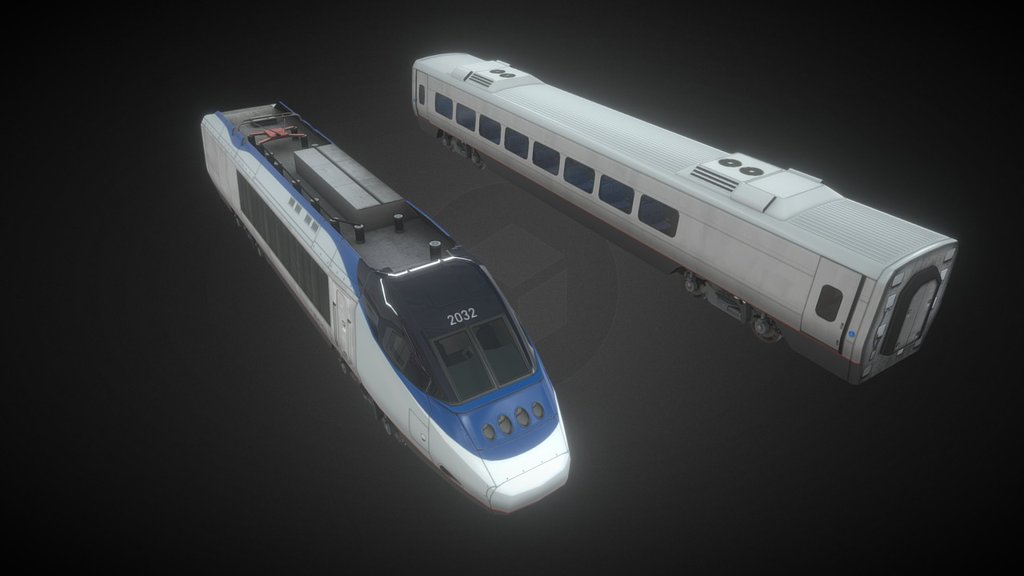 Train 3d model