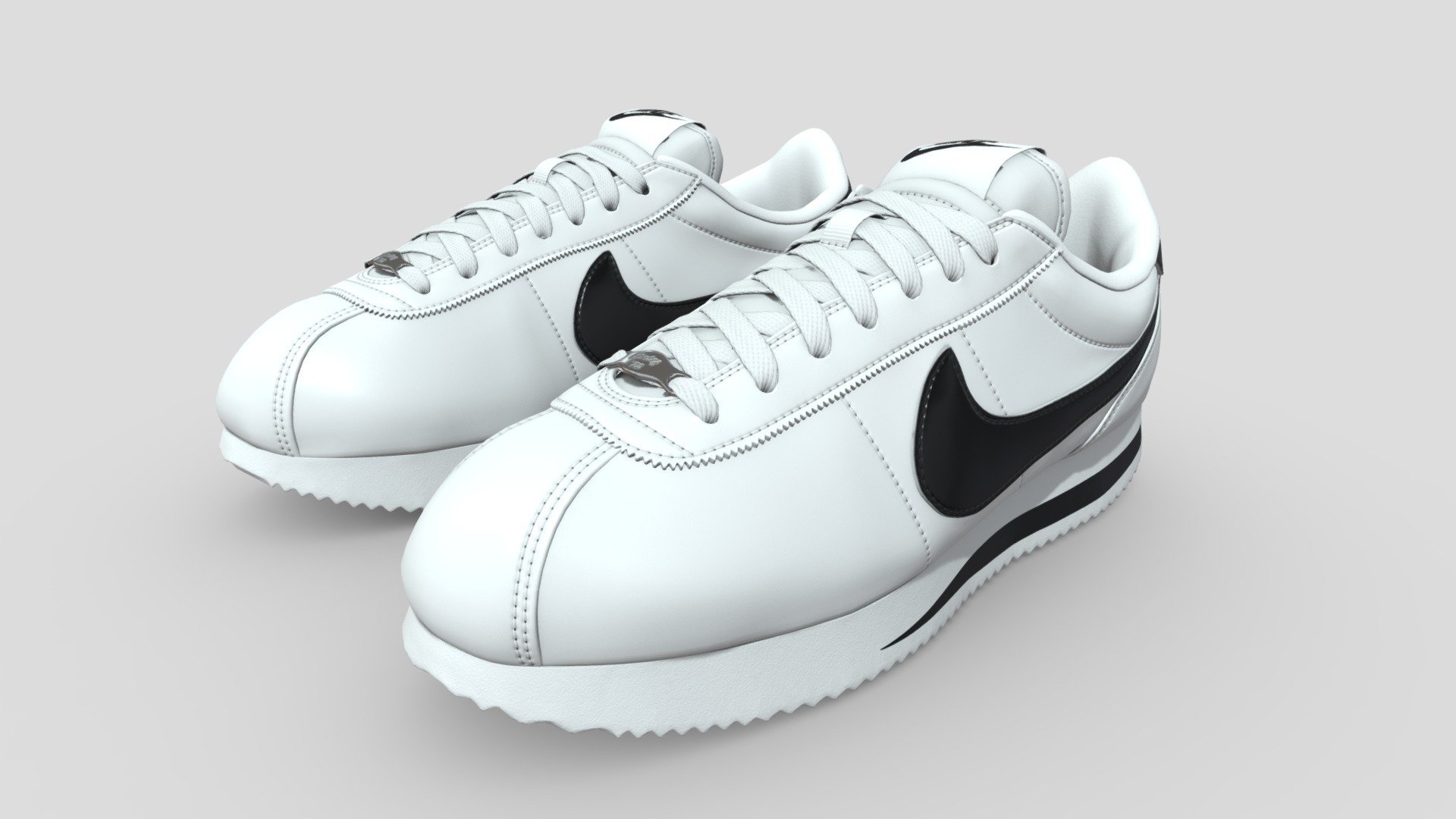 Nike Cortez Basic 3d model