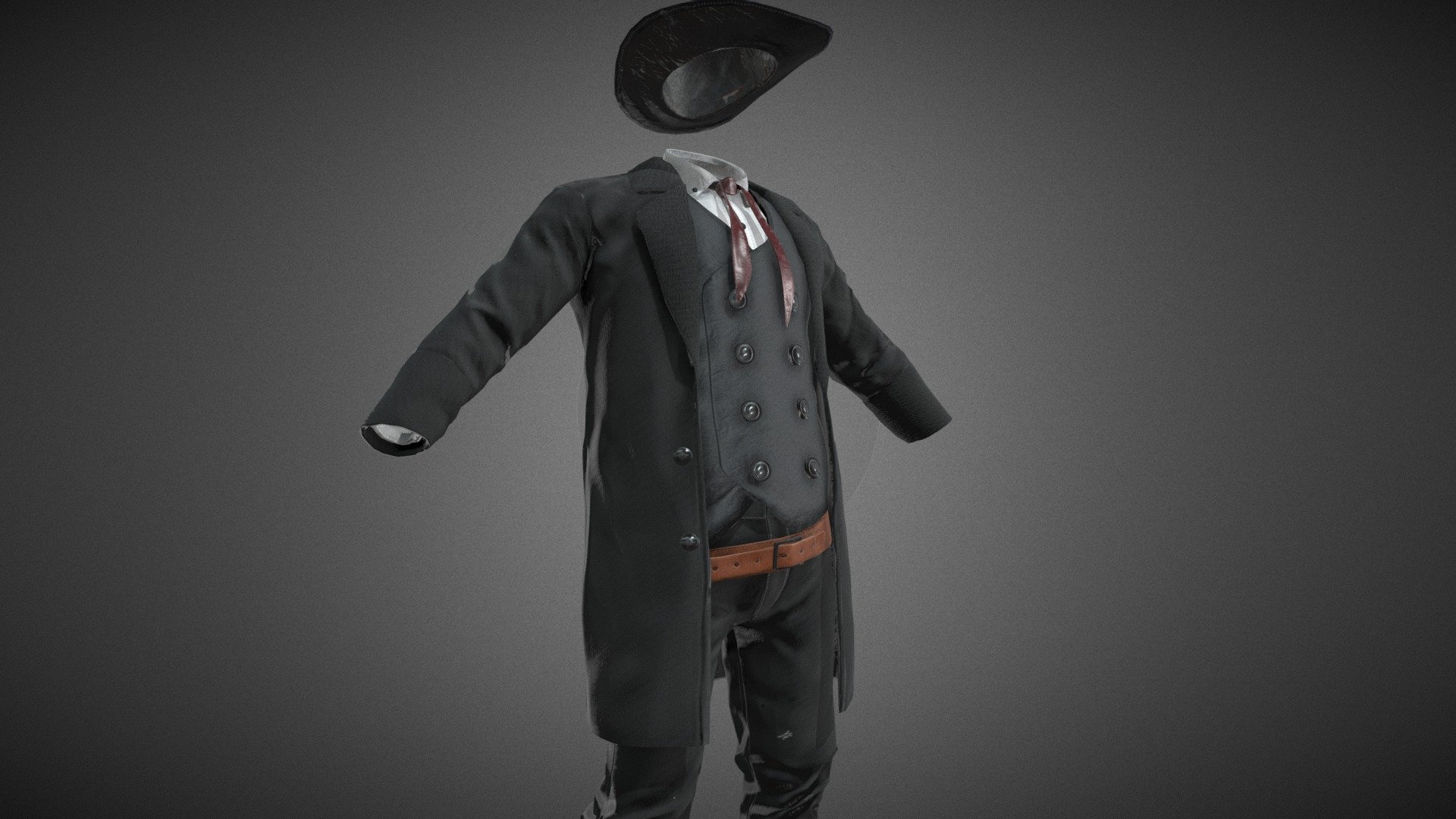 Cowboy Outfit 3d model