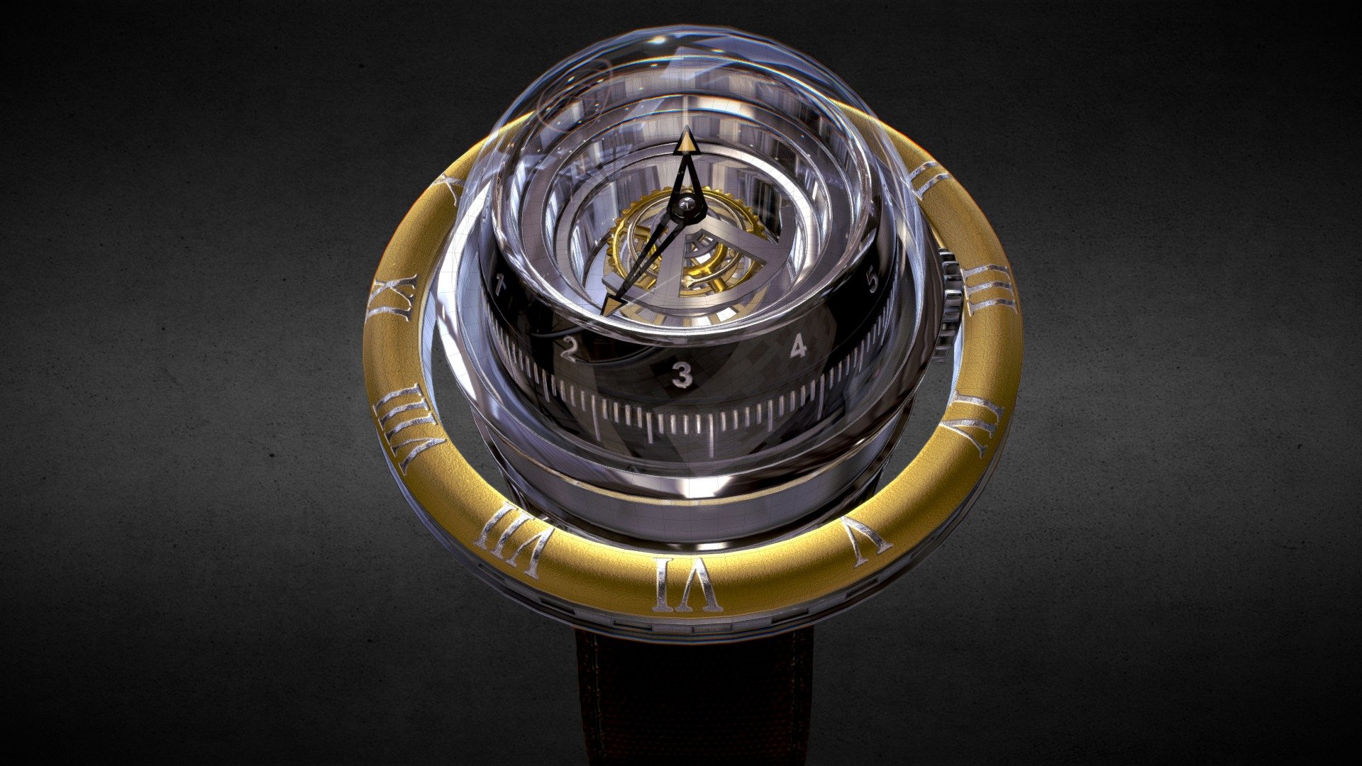 Stepn crypto coin Watch 3d model