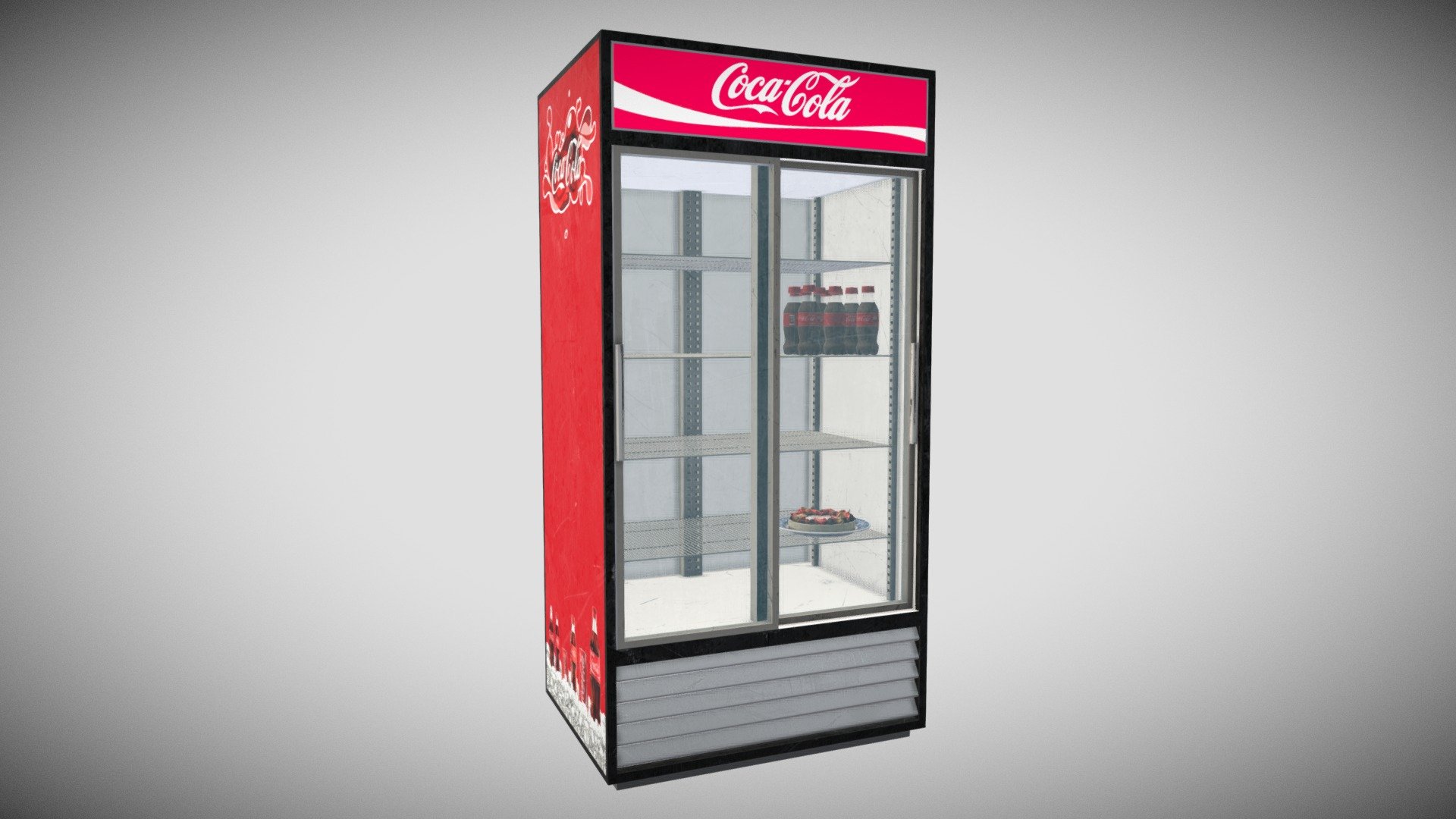 Coca Cola Refrigerator 3d model