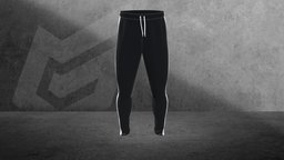 INFINITUM Pro Black Slim Pants