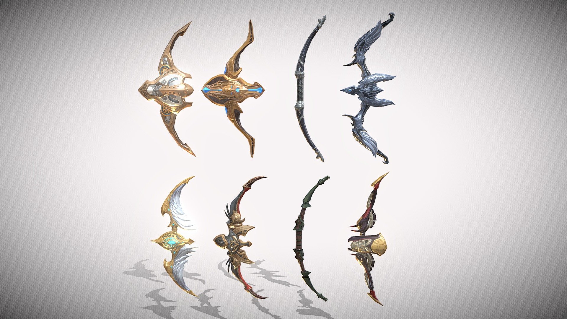 Battle Bows 3d model