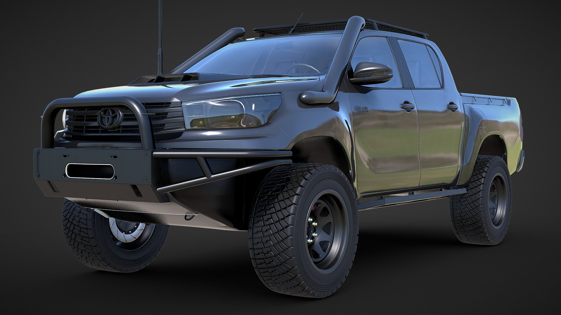 Toyota N80 Hilux Offroad 3d model