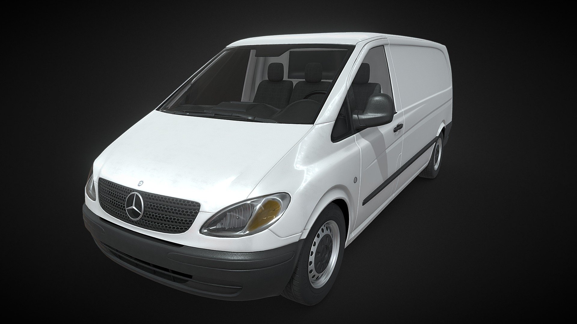 Mercedes Vito Utility Car 3d model