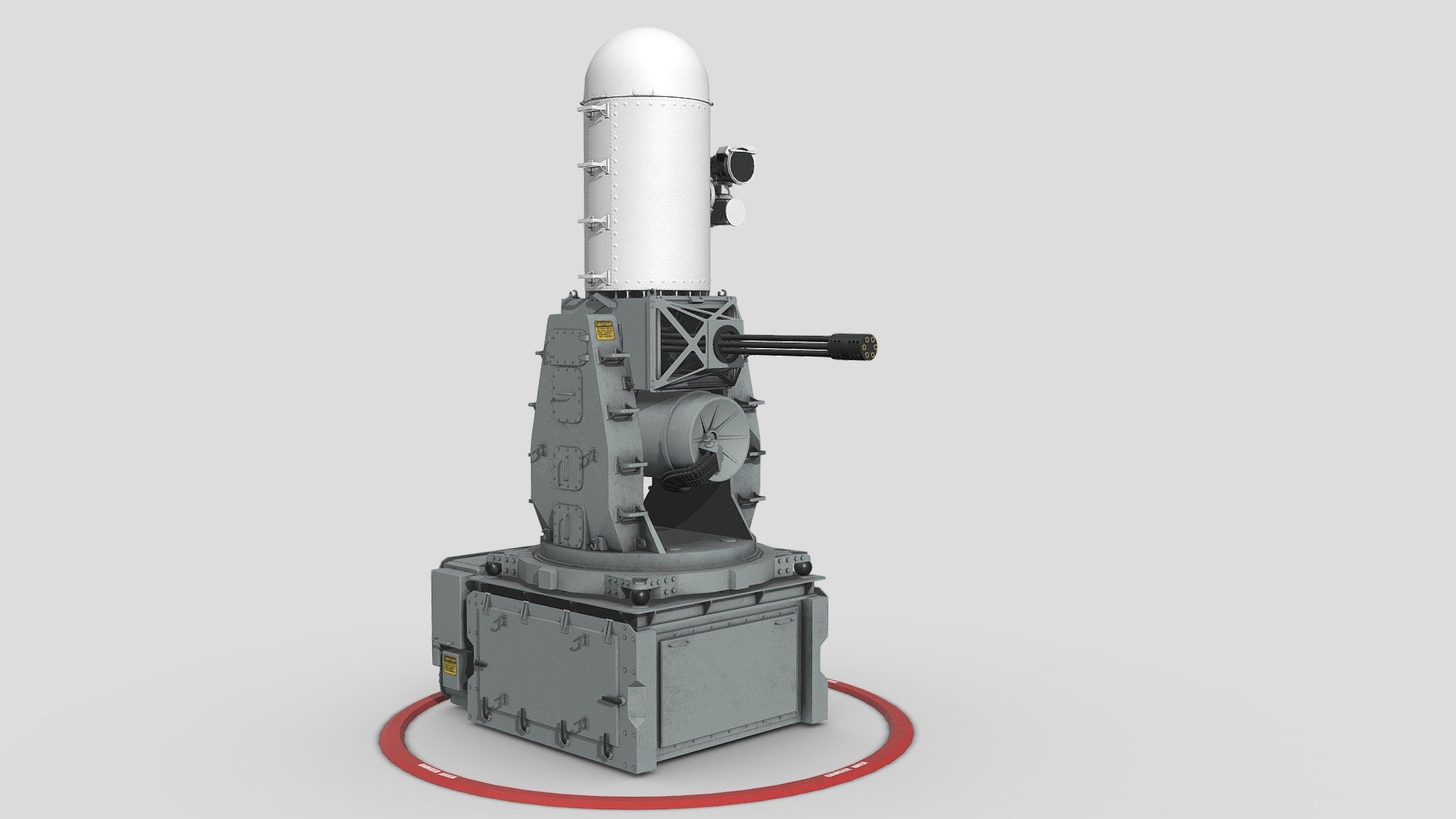 Phalanx CIWS 3d model