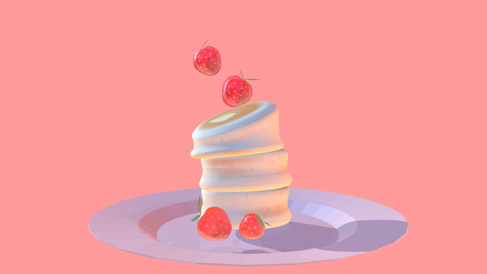 Pancake 3d model