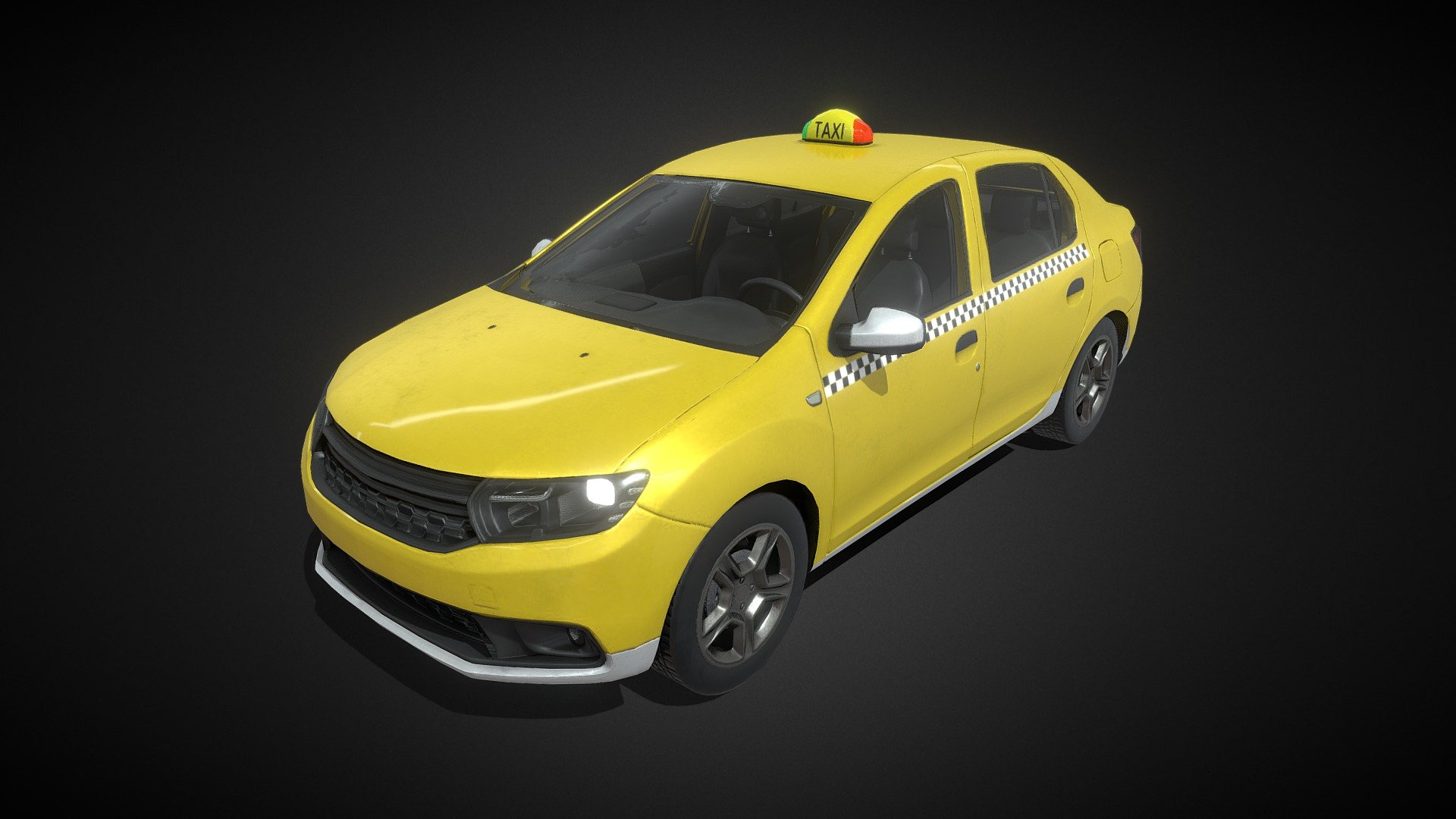 Taxi 2 3d model