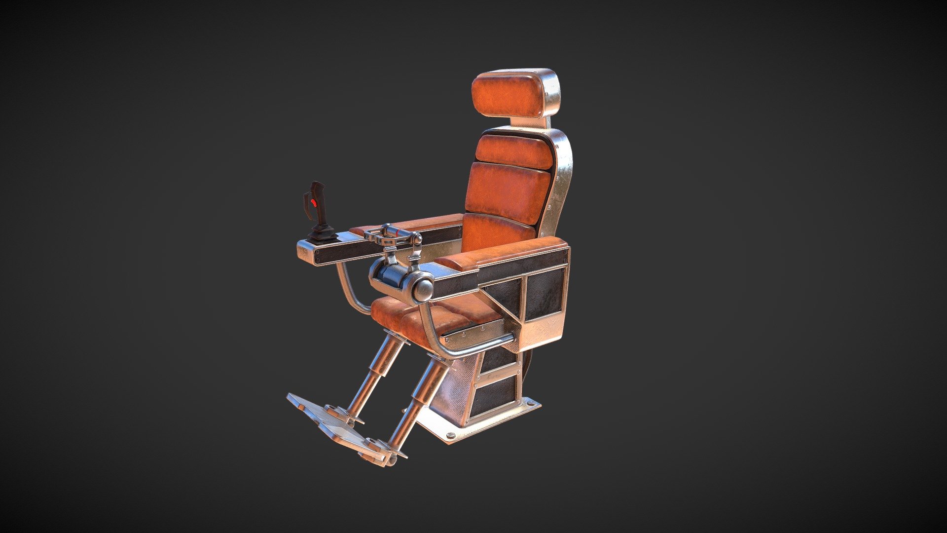 Pilot seat 3d model