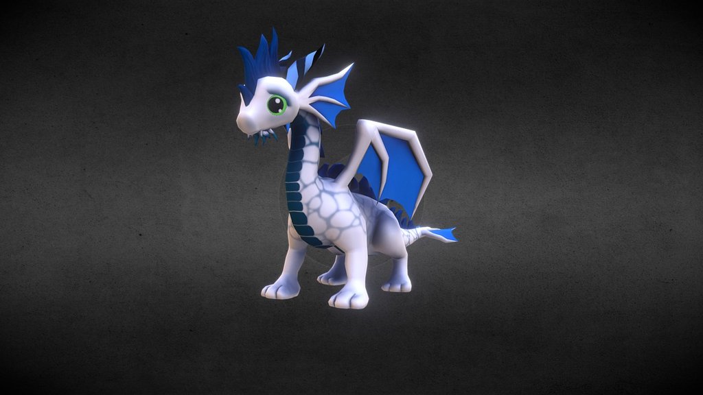 Little Dragons: Sea 3d model