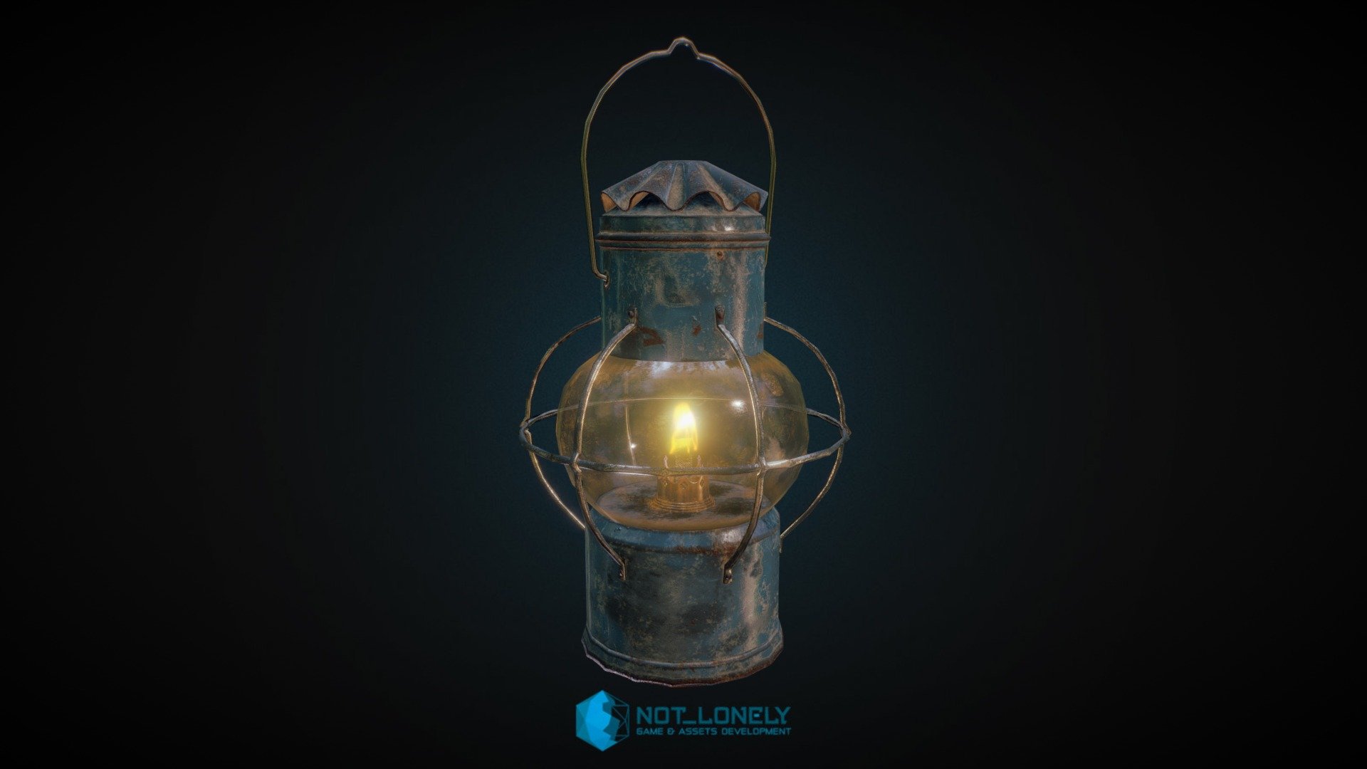 Oil Lantern 3d model