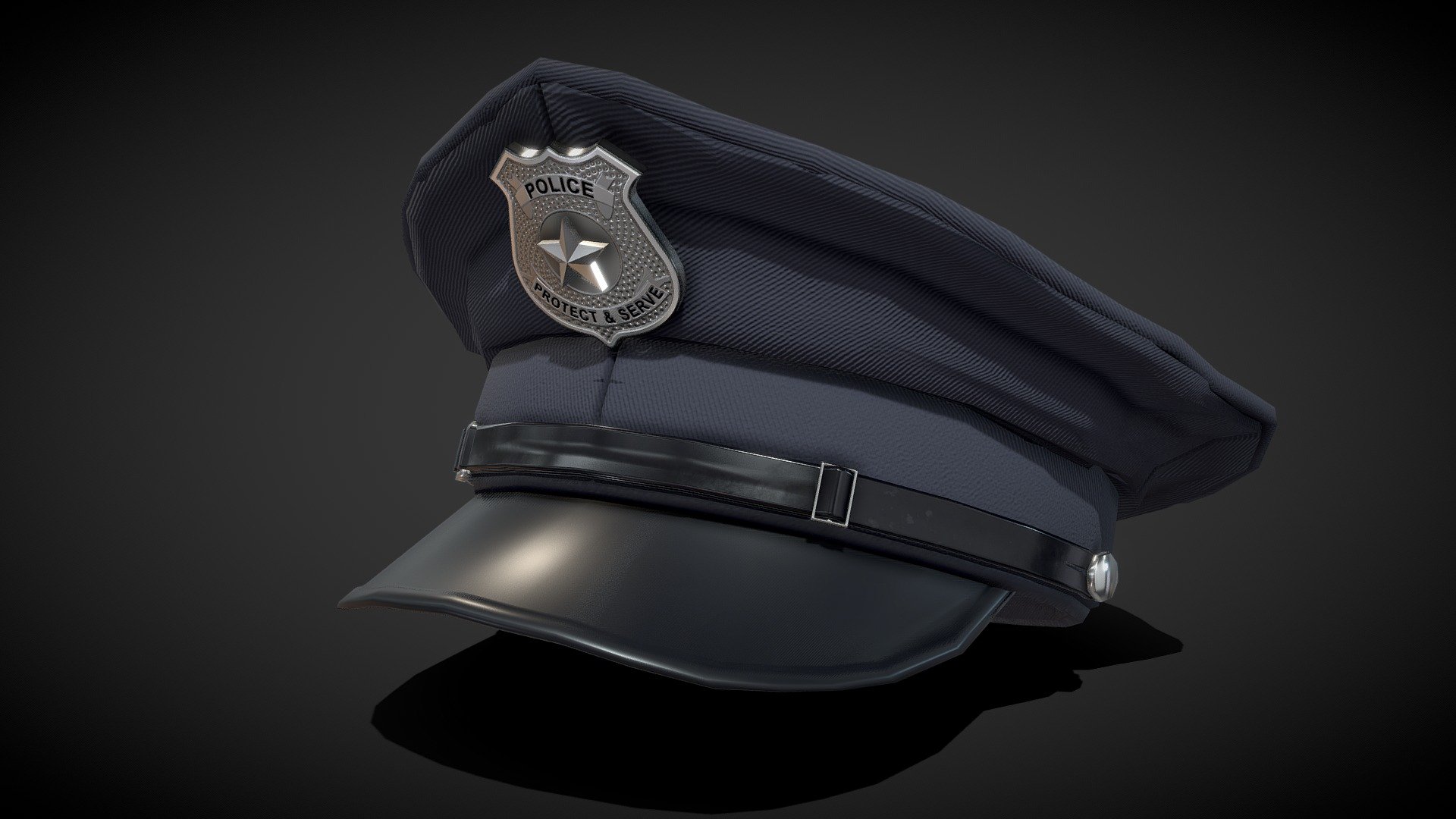 Police Officer Cap / Hat 3d model