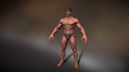 Stylized Male Game Model & Basemesh