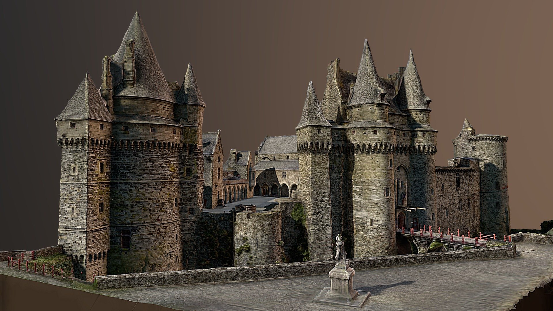 Château de Vitré 3d model