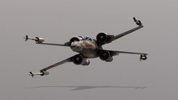 Luke Skywalkers T-65B X-WING (1977)