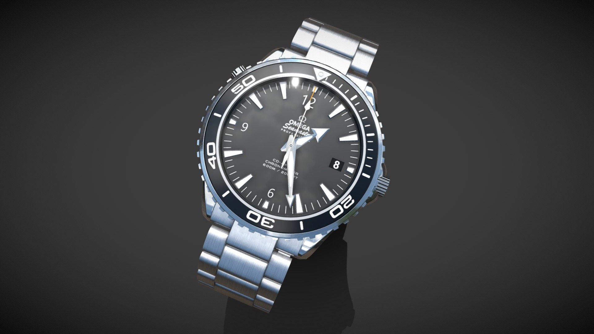 Omega Seamaster Planet Ocean 3d model