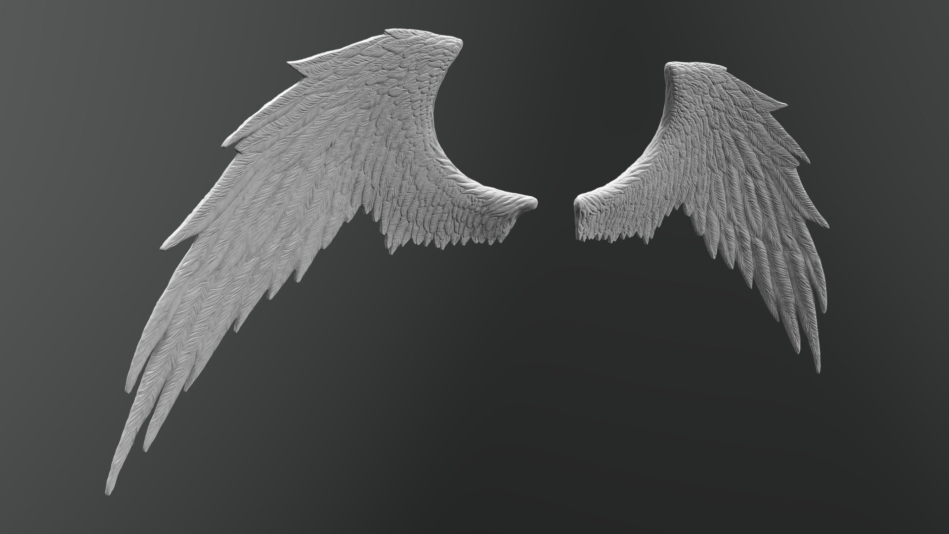 3d Printable Wings 3 3d model