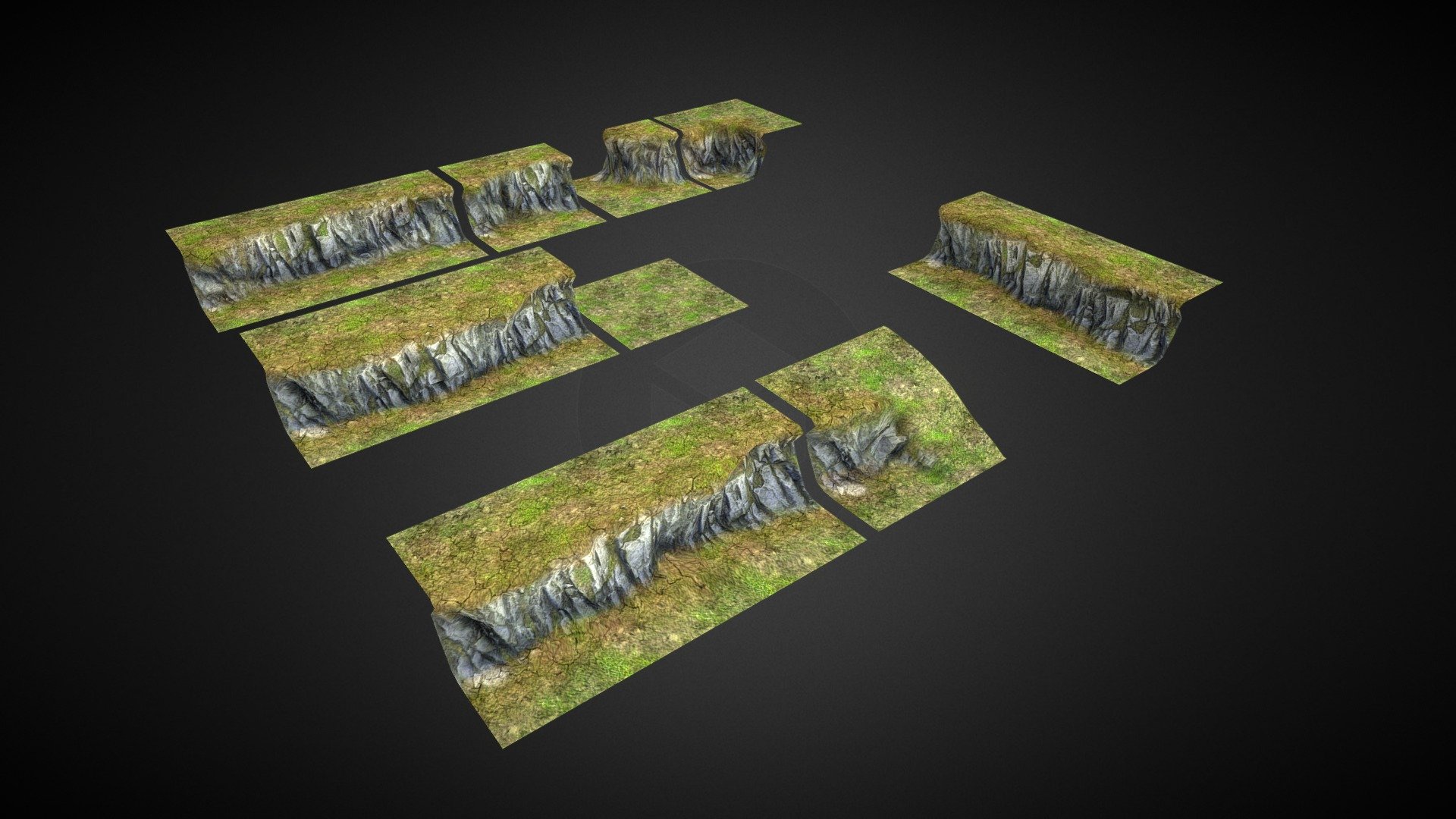 Project X 2014: Grass gtound tiles 3d model