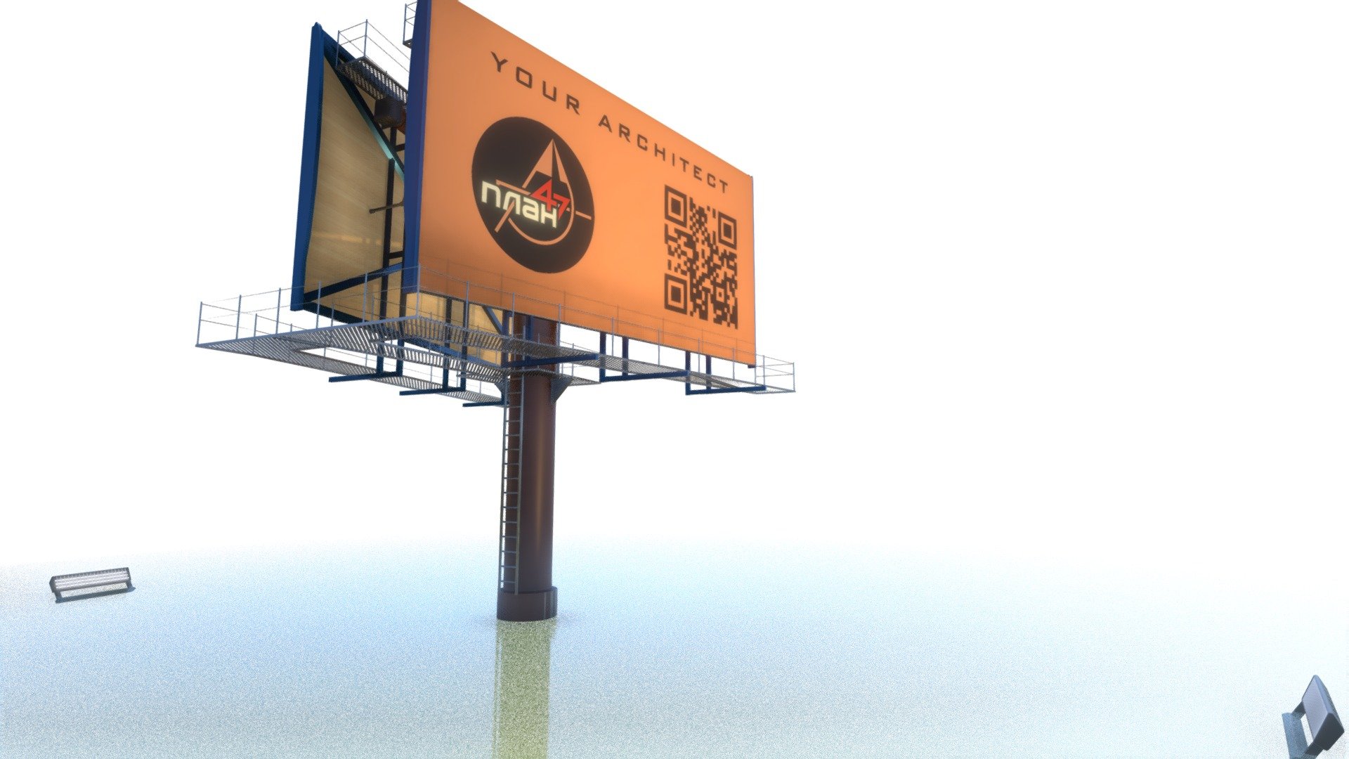 Billboard 3d model