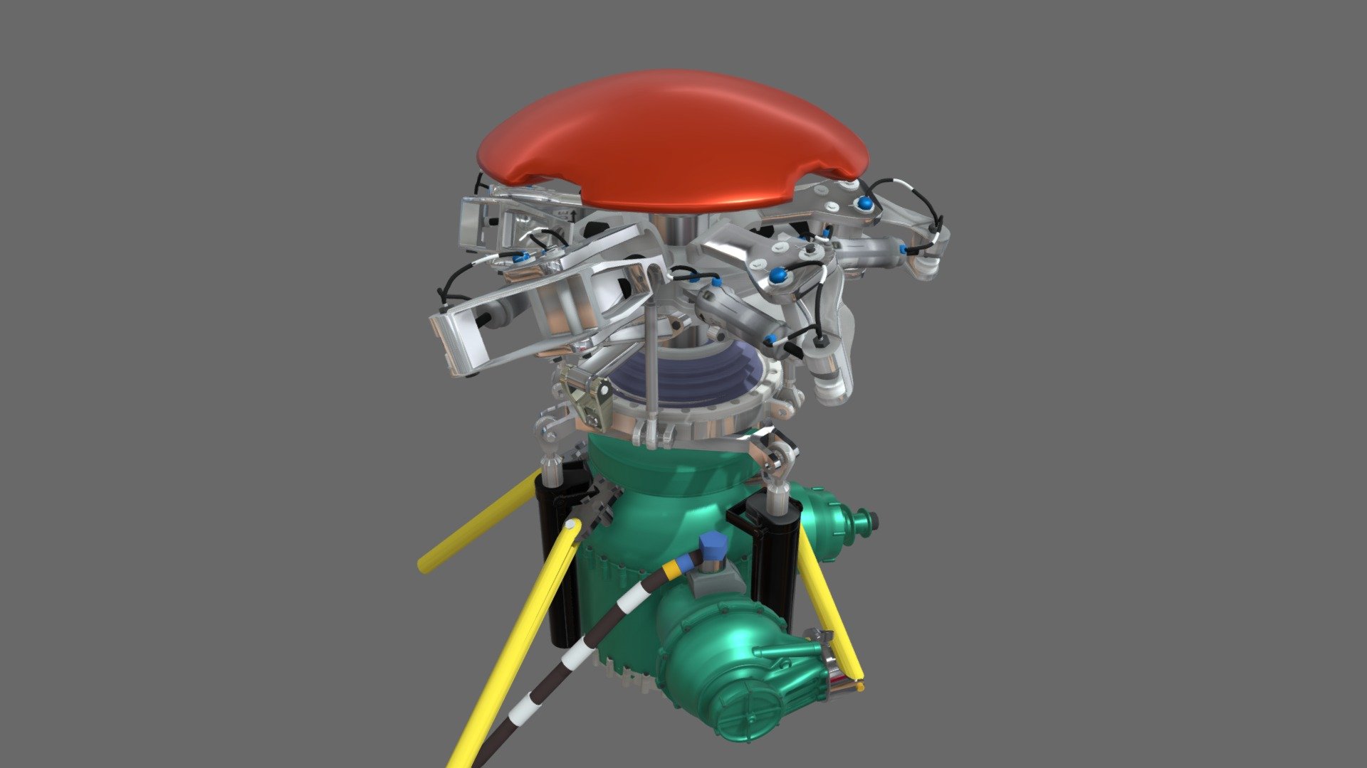 Aw139-main-gear-box 3d model