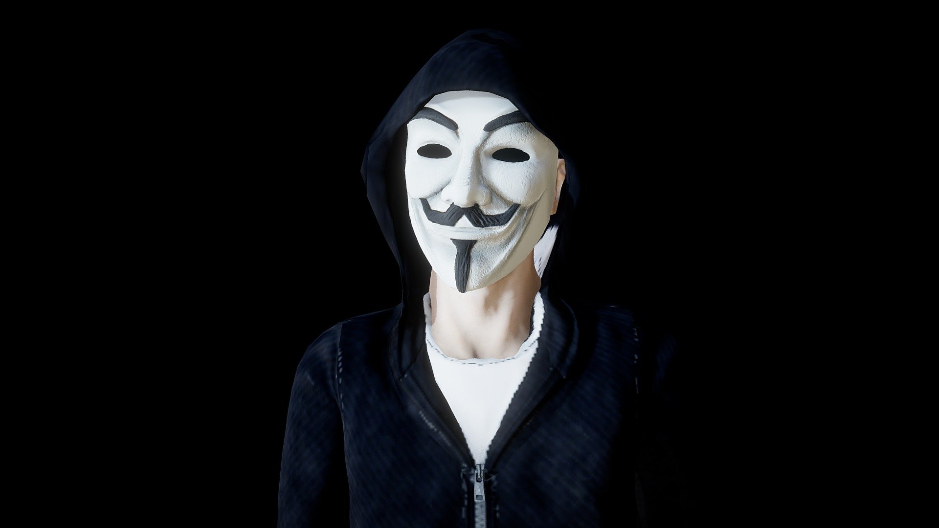 Anonymous 2020 3d model