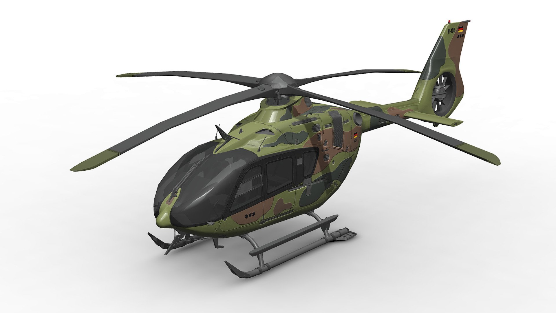 Military Attack Helicopters 3d model