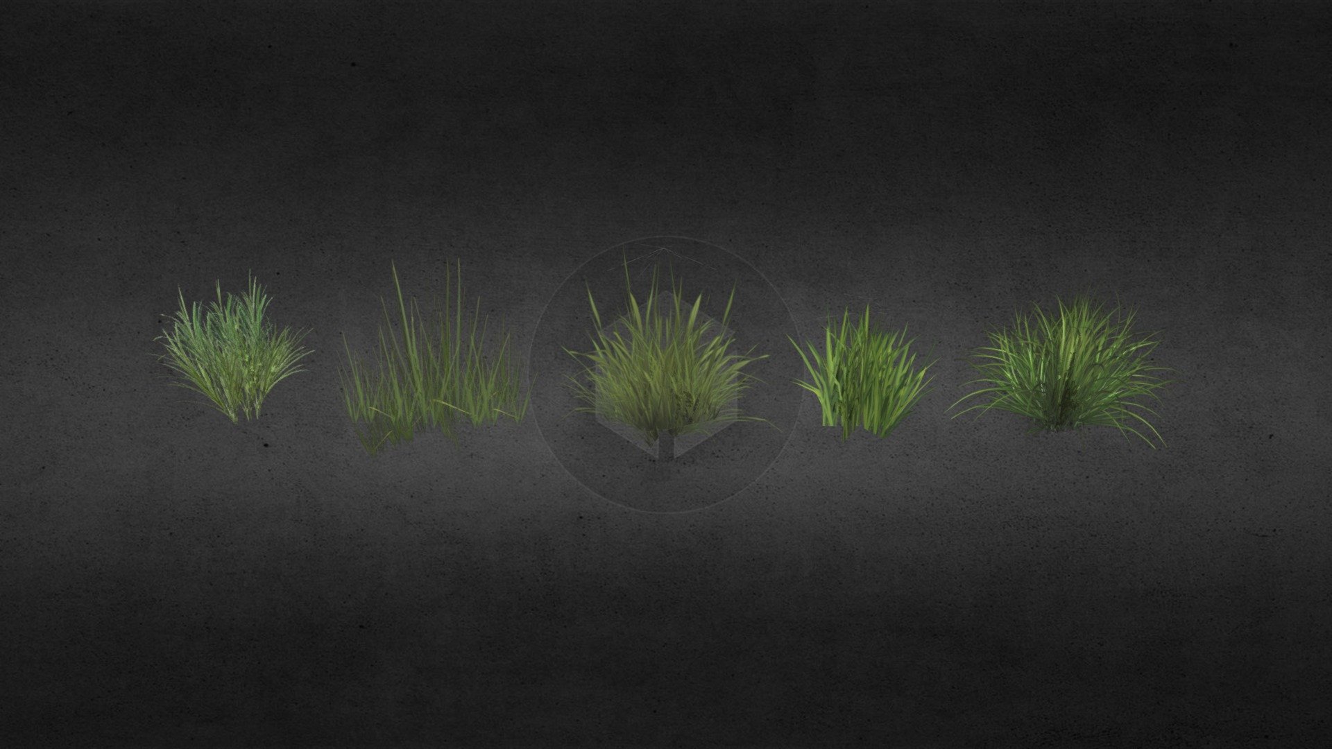 Grass kits pack 3d model