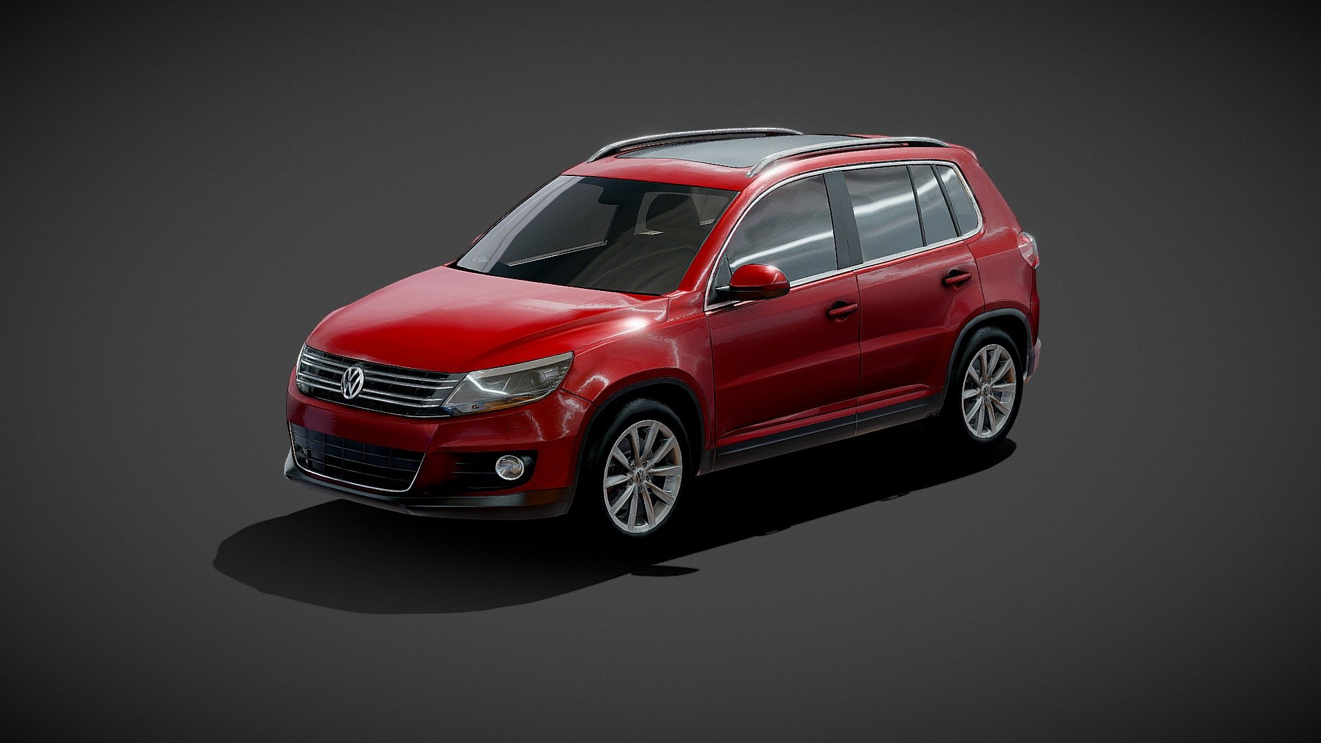 VW Tiguan 2015 3d model