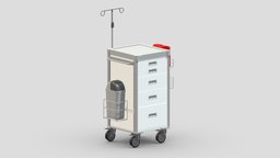 Medical Cart 02 PBR Realistic