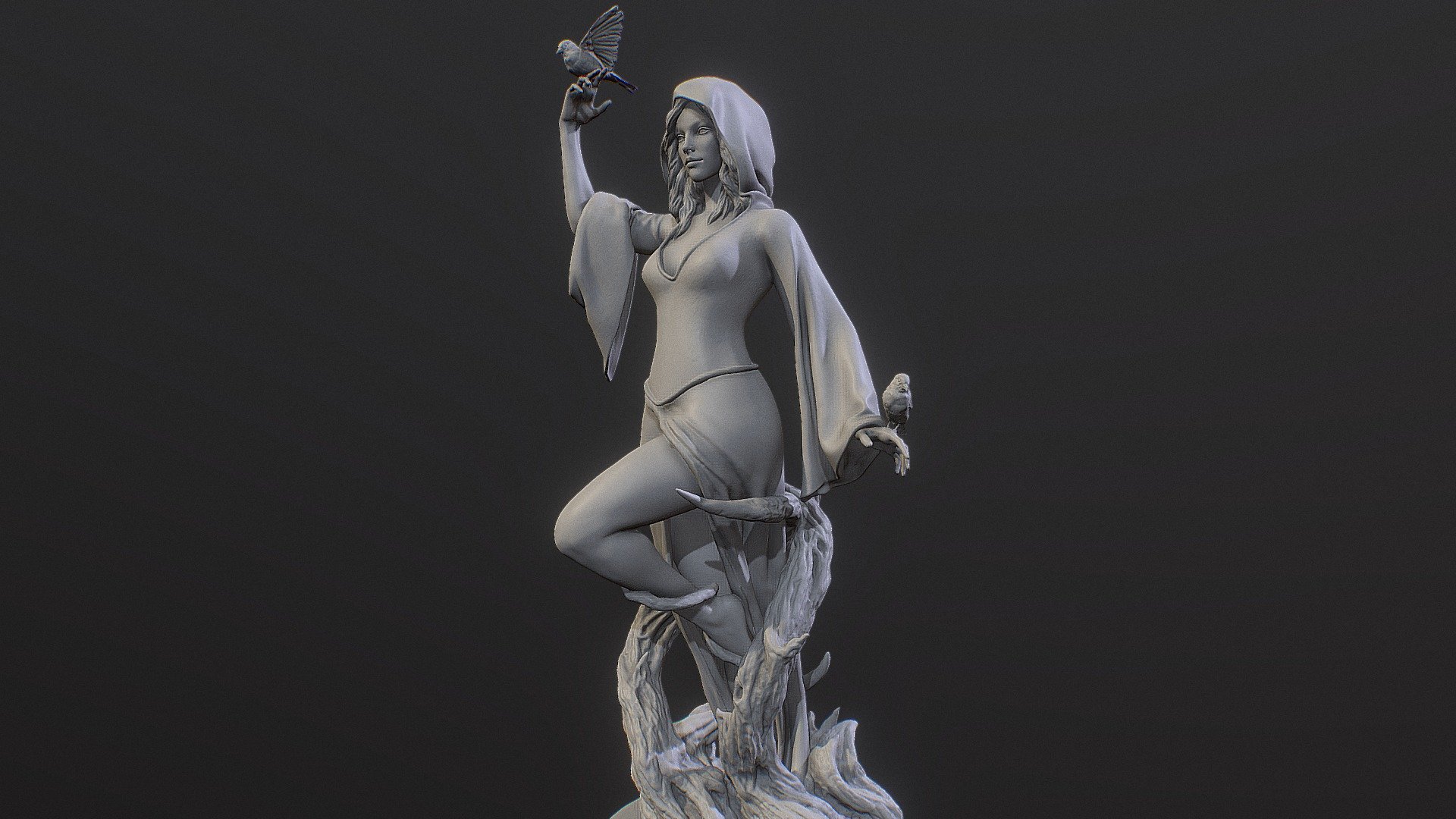 Nocturnal 3D printable figure 3d model