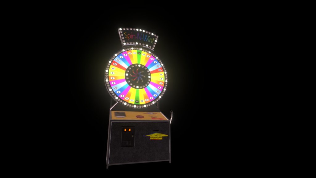 Spin-N-Win Game 3d model