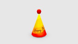 Cartoon birthday hat