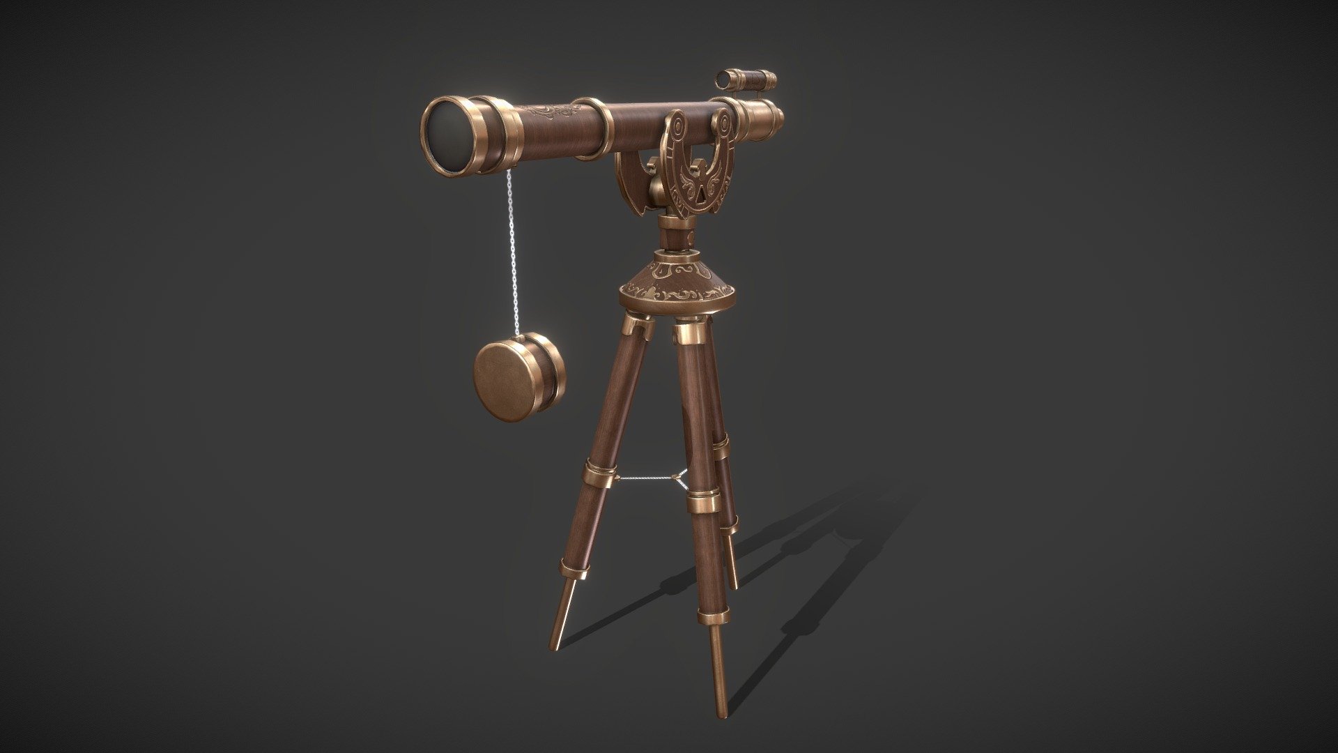 Decor Telescope 3d model