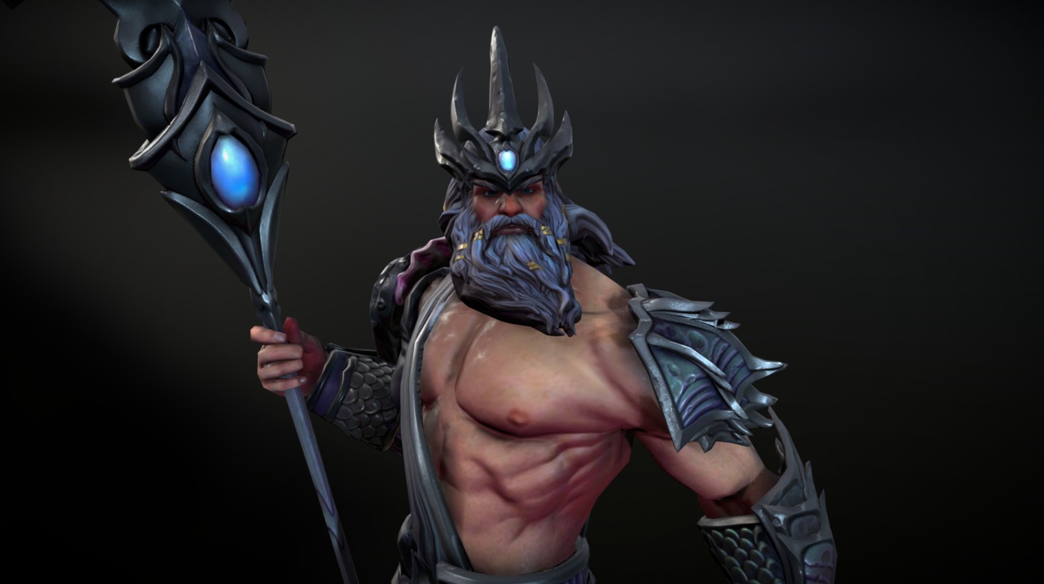 SMITE: Poseidon 3d model