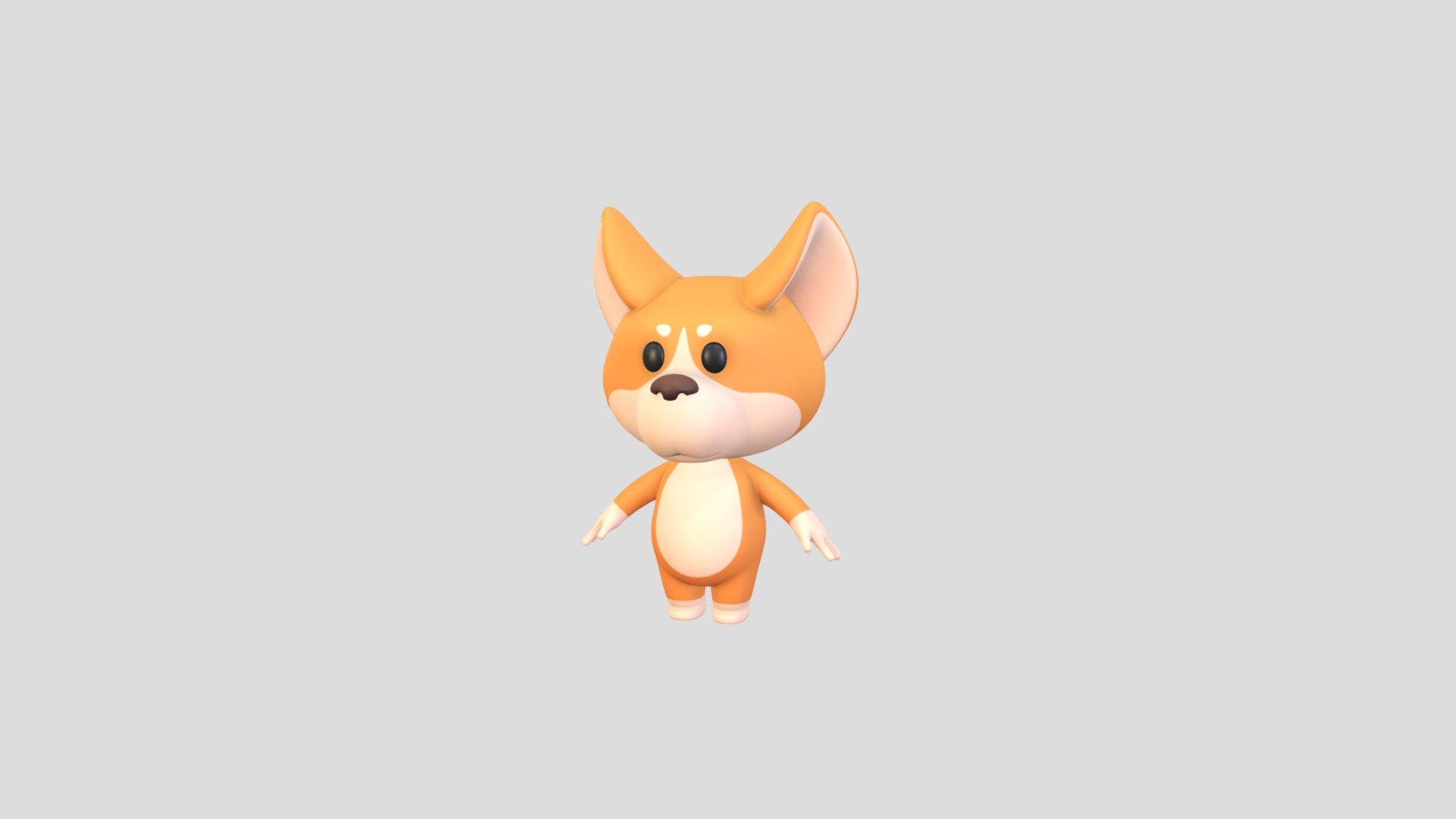 Character214 Corgi 3d model