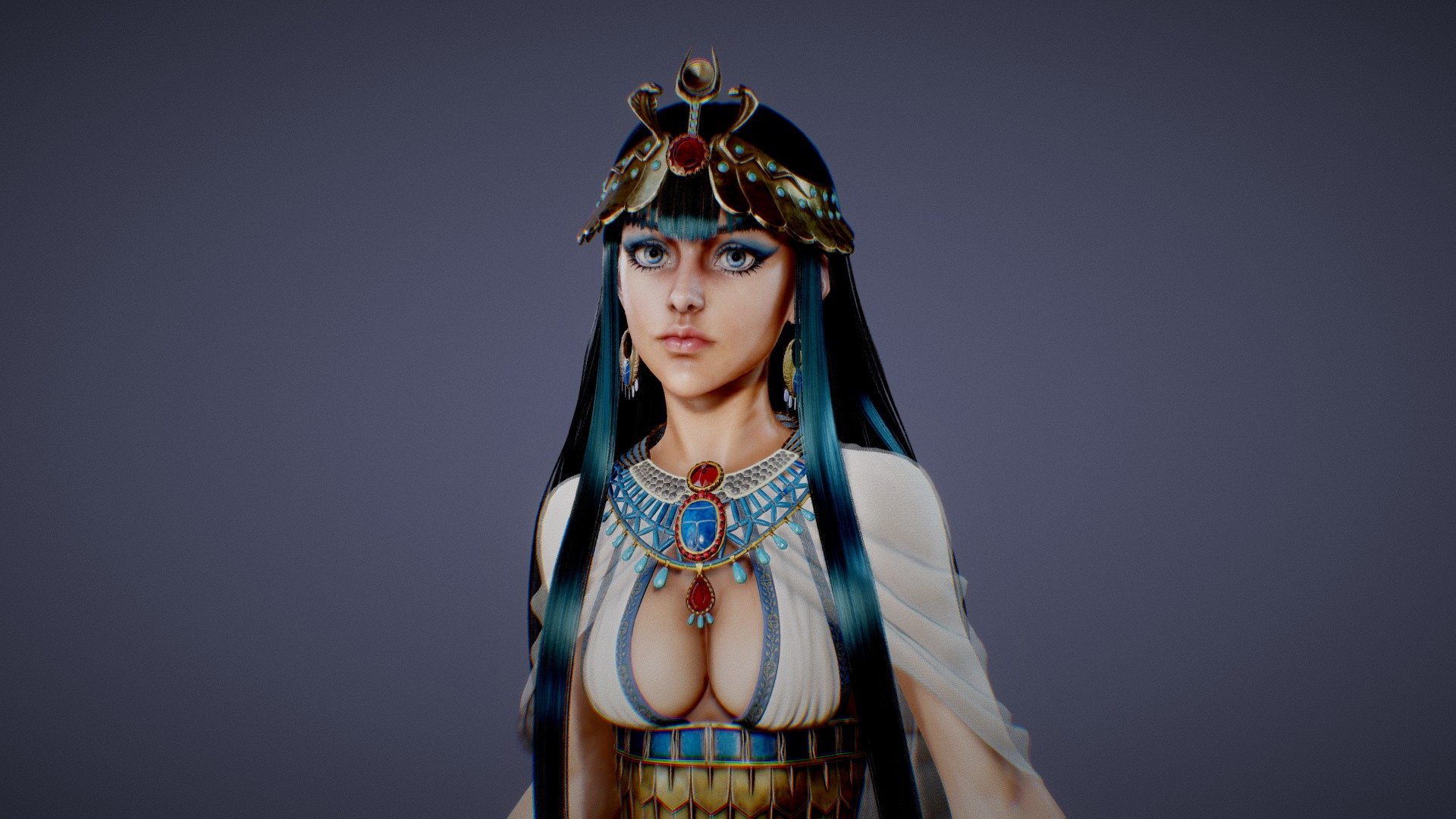 Queen Hatshepsut 3d model