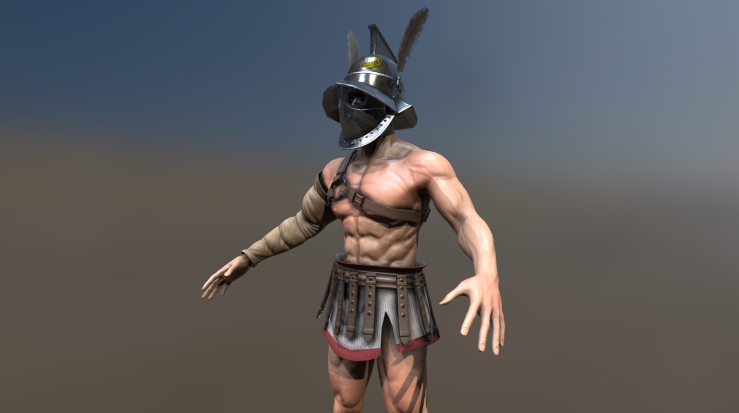 Gladiator (Game Model) 3d model