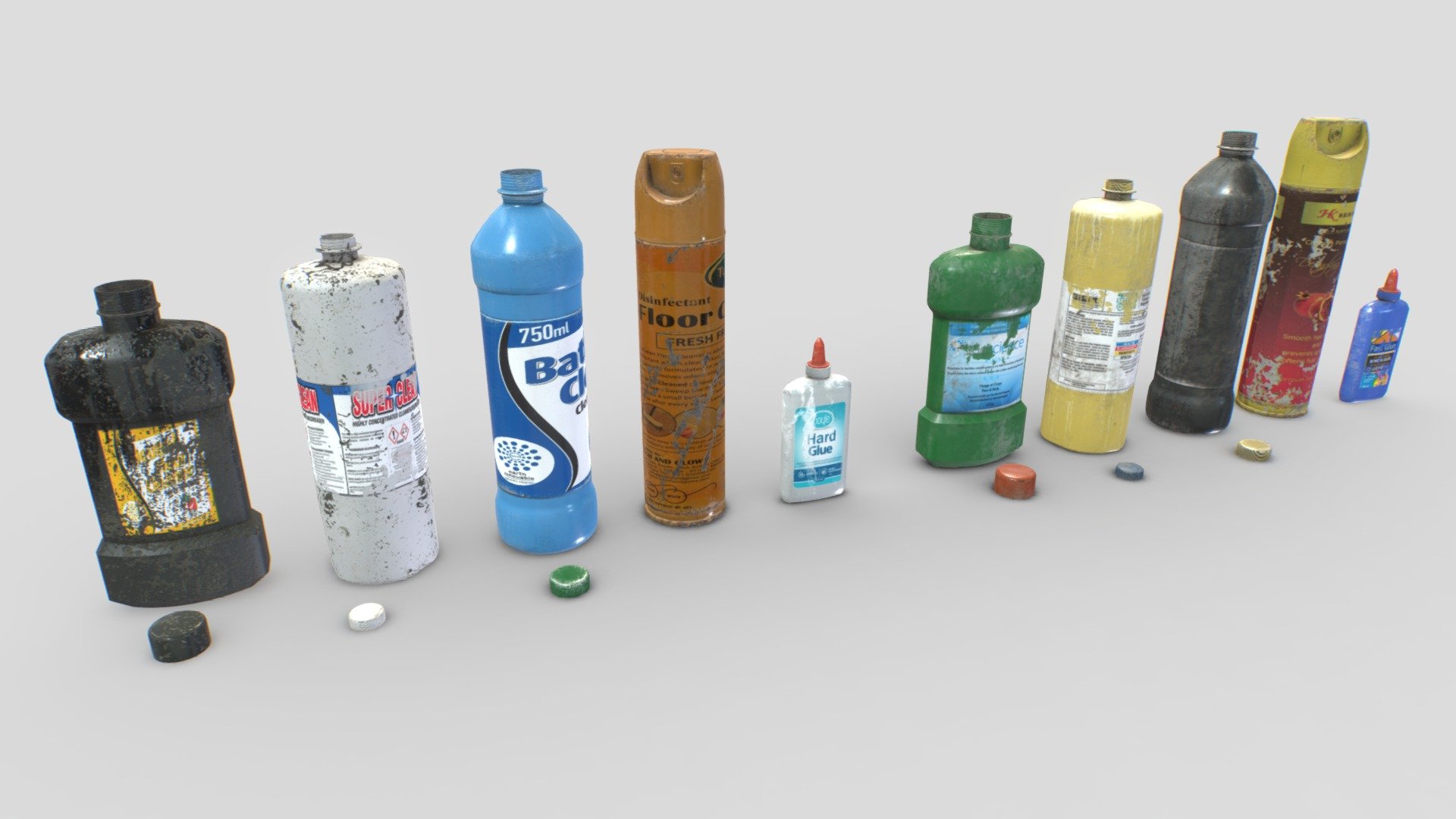 Cleaning Tools Junk 3d model