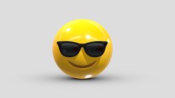 Apple Smiling Face with Sunglasses