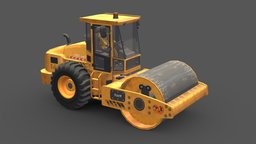 Road roller truck 2