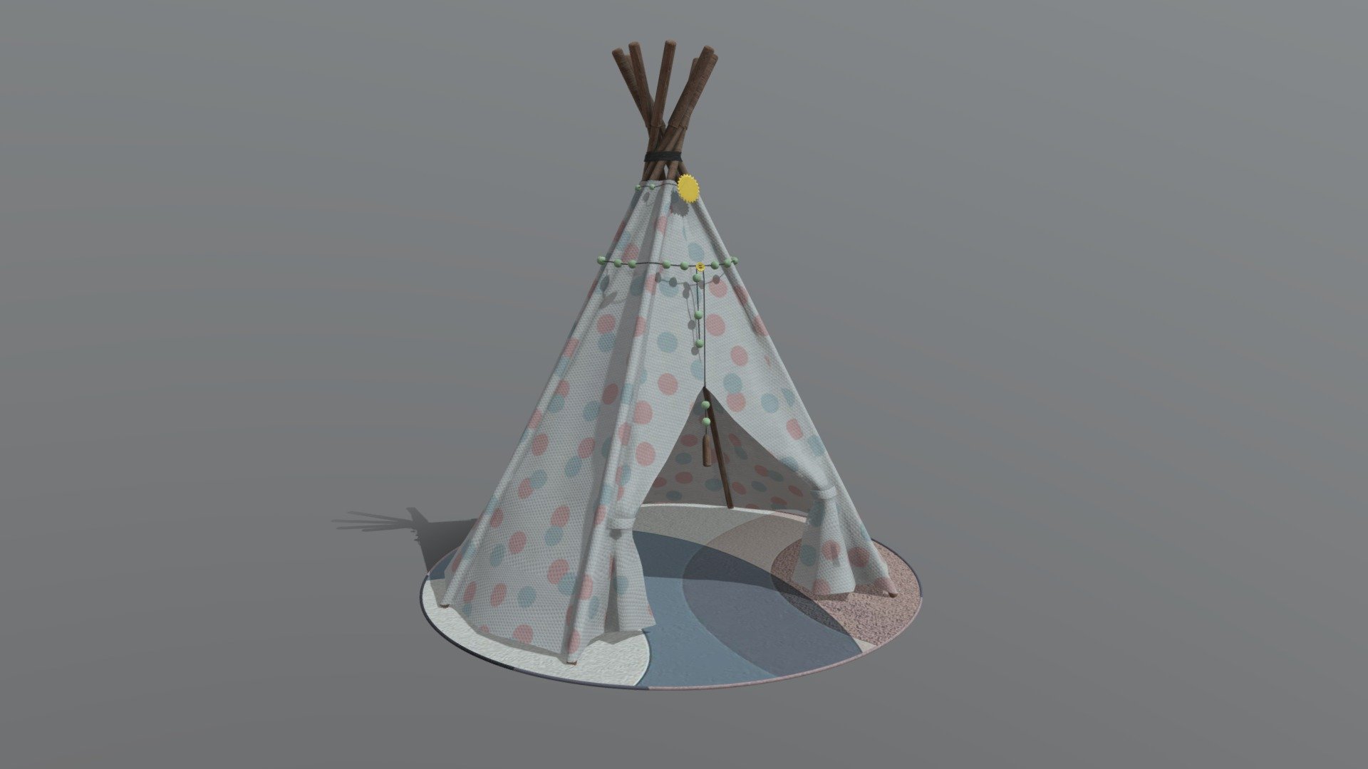 Tepee 3d model