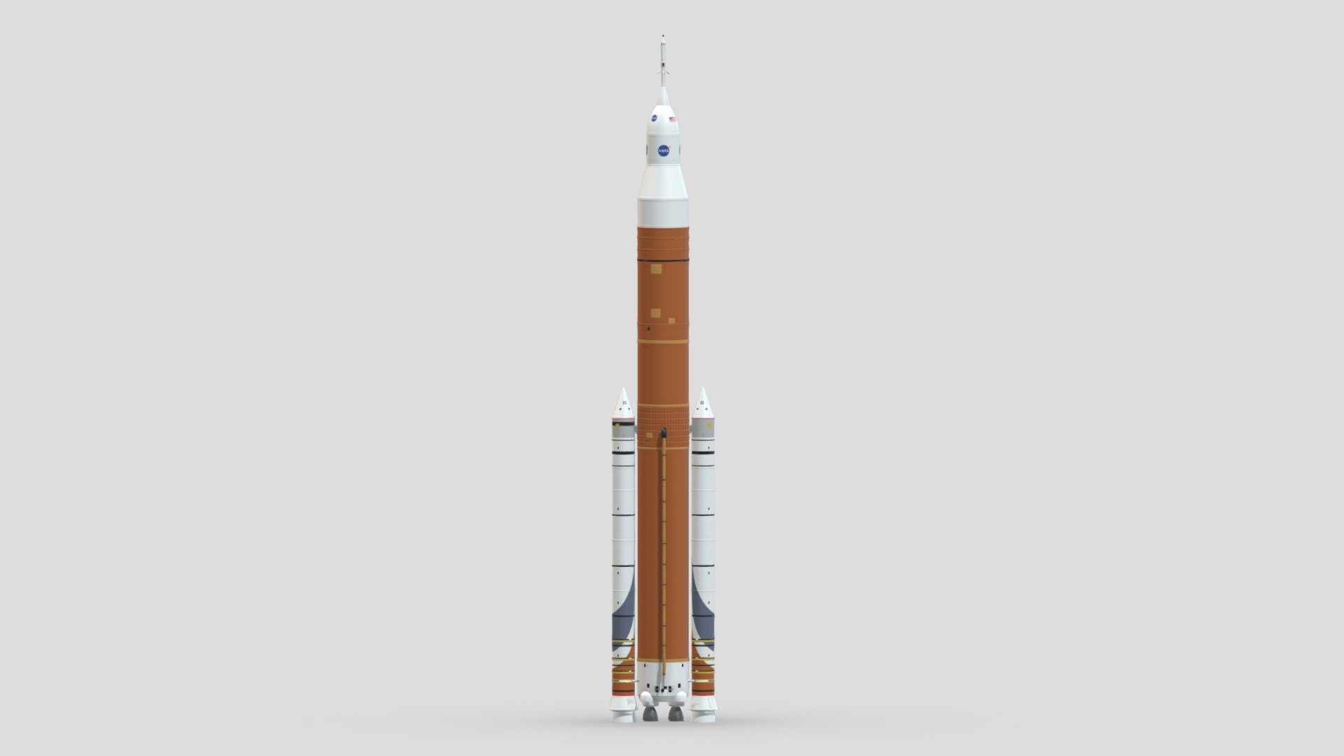 SLS Block 1B Crew Rocket 3d model