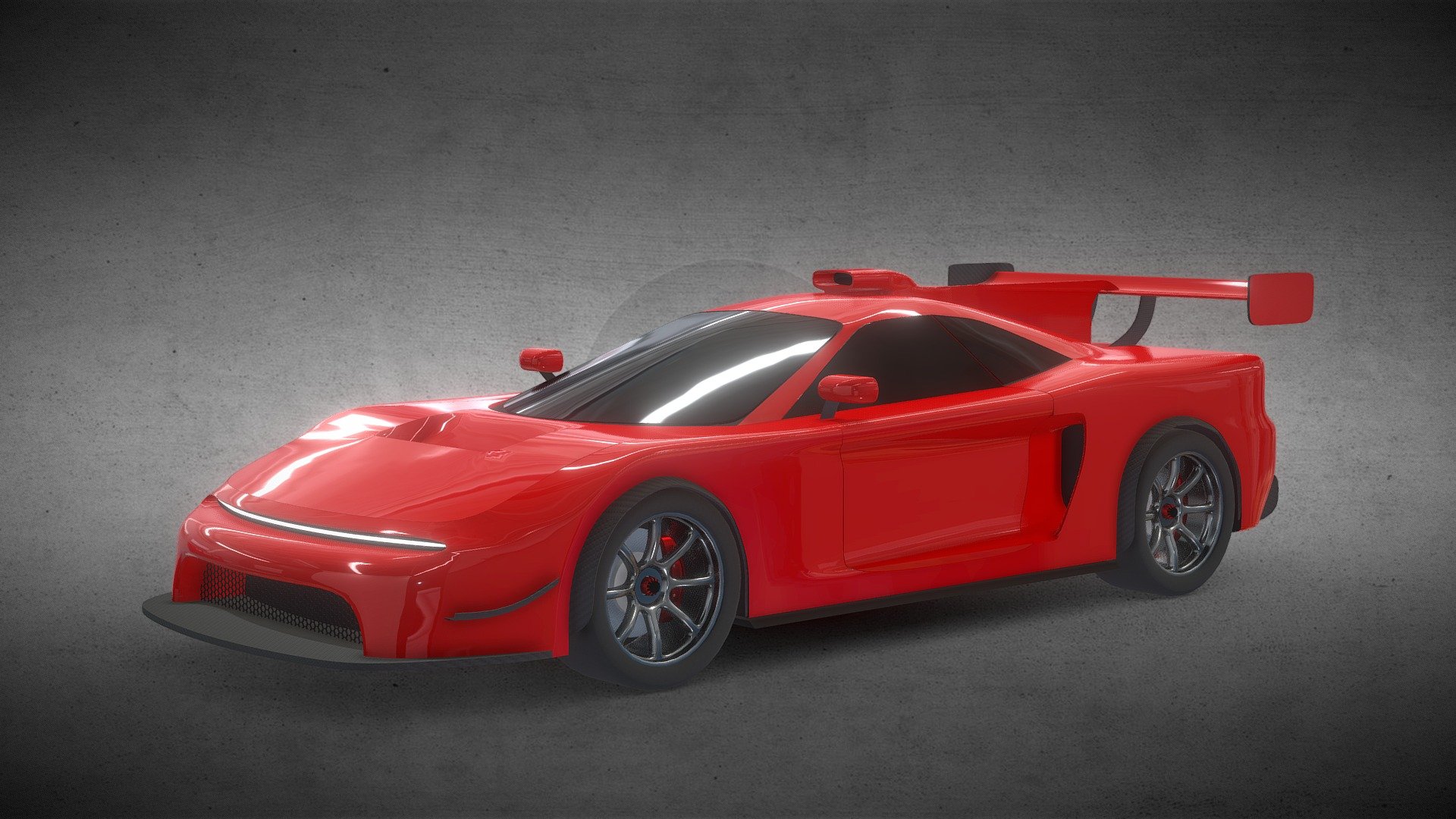 Classic Hypercar Project 1 3d model