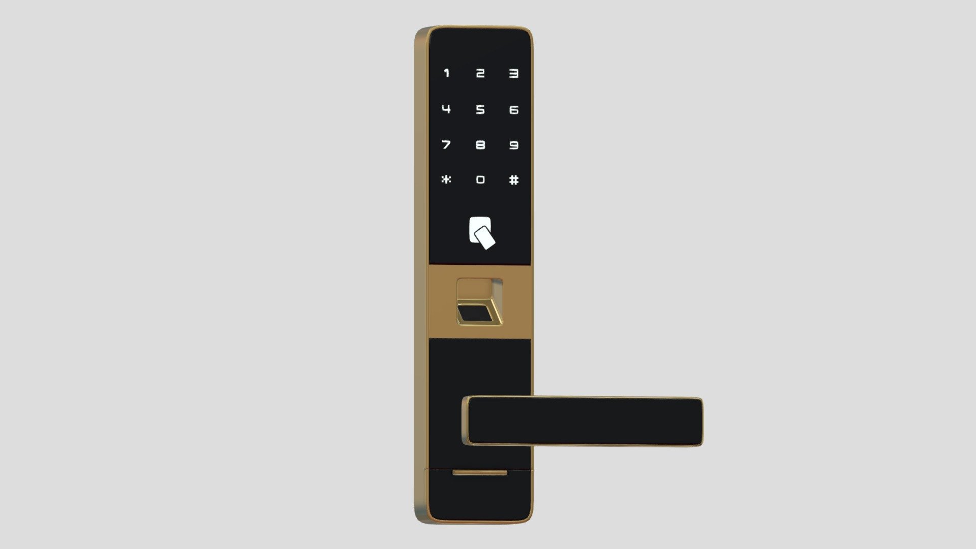 Digital Electronic Door Lock 3d model