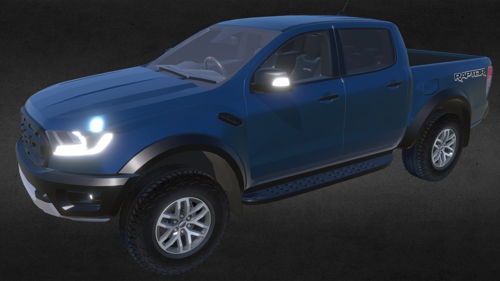 Ford Raptor Ranger 2019 3d model