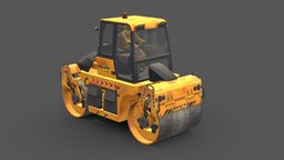 Road roller truck