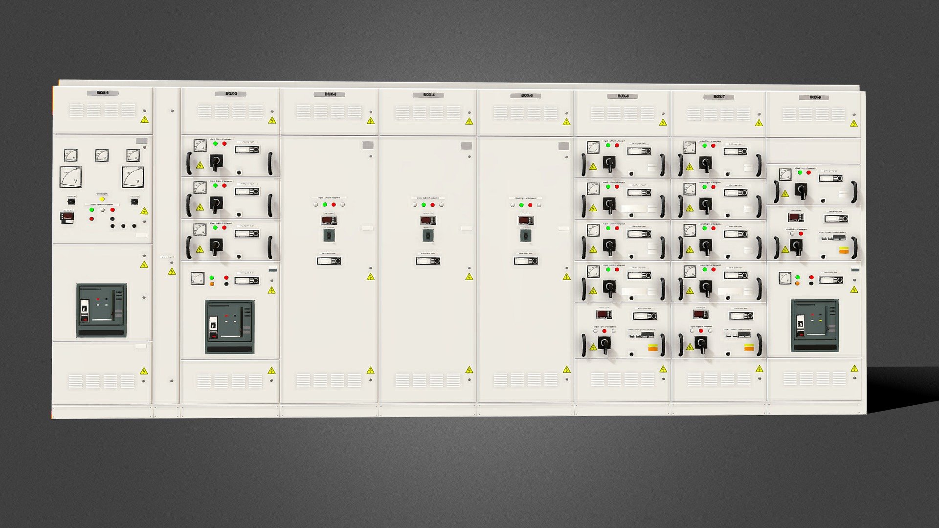 Complete Transformer Substations for Internal 3d model