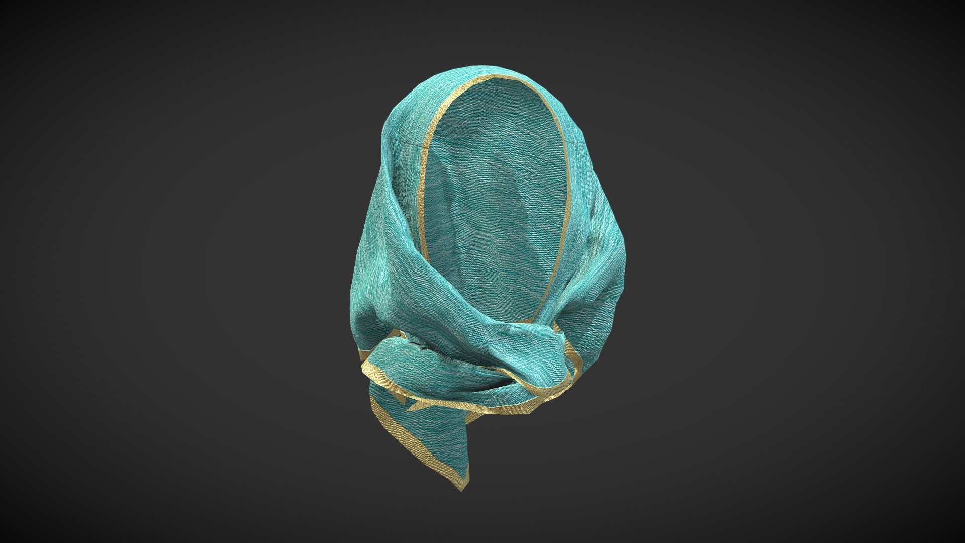 Arabic Hijab 3d model