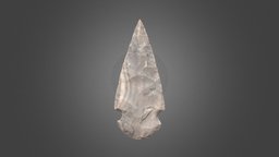 Flint spearhead